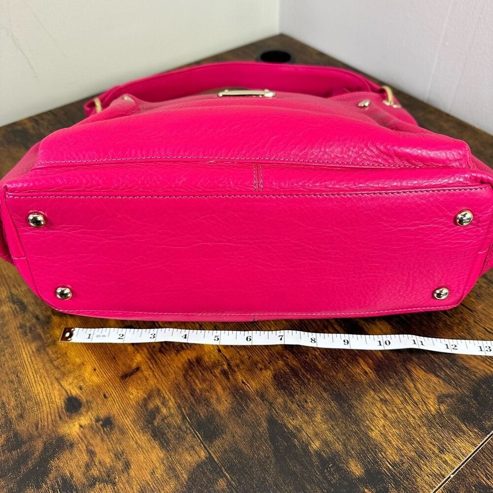 Jimmy Choo Hot Pink Leather Shoulder Bag - Picture 14 of 16